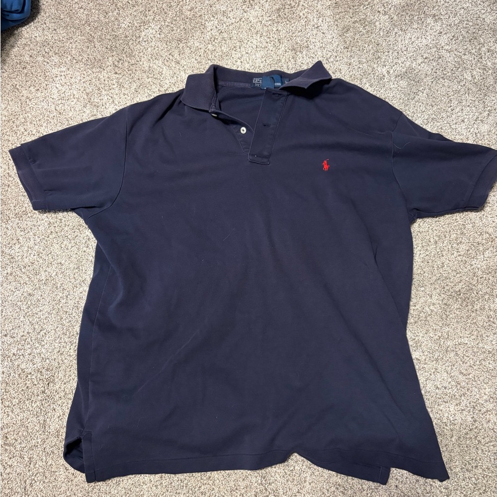 Ralph Lauren Men's Dark Blue Polo Shirt